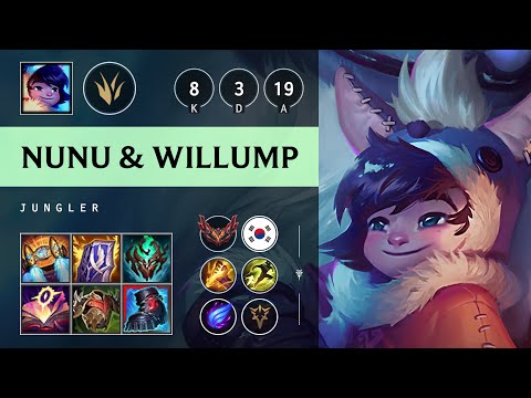 Nunu & Willump Jungle vs Lee Sin - KR Grandmaster Patch 25.17