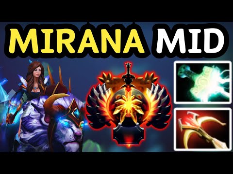 🔥 THIS IS HOW TO PLAY 20 KILL MIRANA MID LIKE A GOD | DOTA 2 🔥