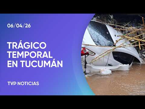 Tres muertos por el temporal que azotó Tucumán