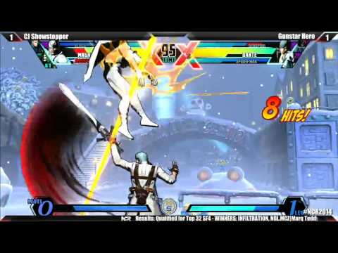UMvC3 CJ Showstopper vs Gunstar Hero - NCR2014