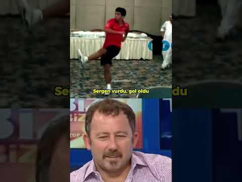 Arda Turan'ın, Sergen Yalçın taklidi 