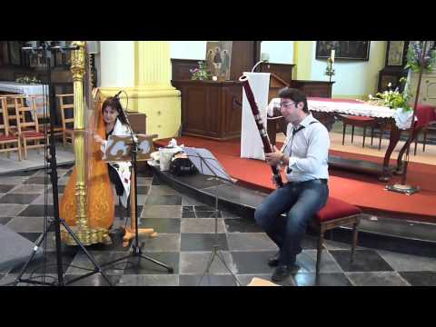 Joseph Lauber Sonatine for Fagot and Harp Allegro Moderato