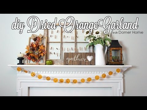 CHRISTMAS DIY & DECOR CHALLENGE 2017 | DIY DRIED ORANGE GARLAND Video