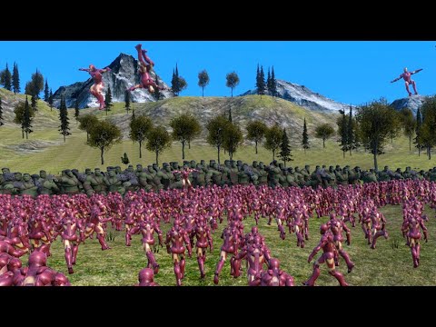 100 HULK vs 5,000 IRON MAN - Ultimate Epic Battle Simulator