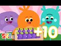 Adding Up To 10 | Bumble Nums Counting Song! | Super Simple Songs