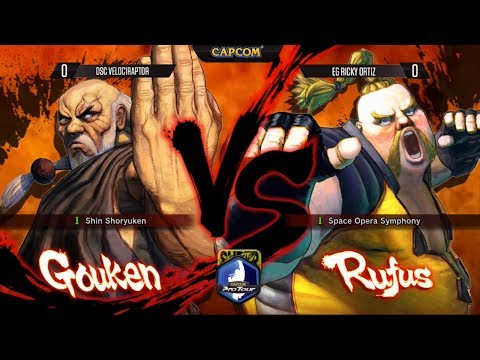 SSF4: AE - Veloc1raptor vs EG Ricky Ortiz - Top 8 Losers Quarters - Final Round 17