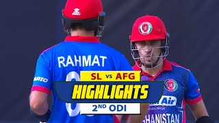 2nd ODI | Highlights | Afghanistan Tour Of Sri Lanka | 27th November 2022