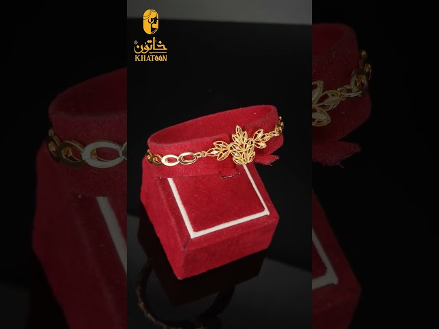 طقم اكسسوار بلمعة الذهب بتصميم راقي للأهداء والمنا...