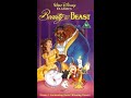 Opening To Beauty And The Beast UK VHS 1993