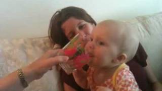 Amaya drinking water