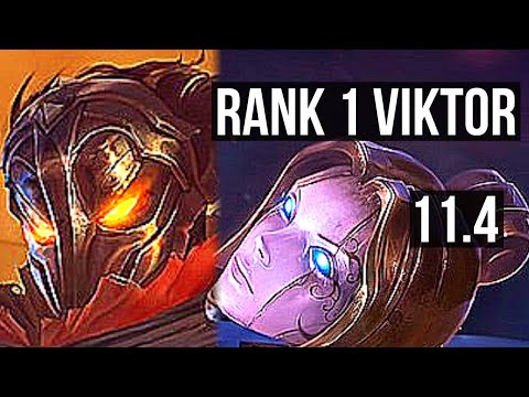 VIKTOR vs ORIANNA (MID) | Rank 1 Viktor, Legendary | EUW Challenger | v11.4