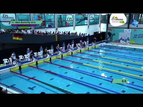 EYOF 2023 Ana Nizharadze 100 Butterfly 1:02.57 New National Record