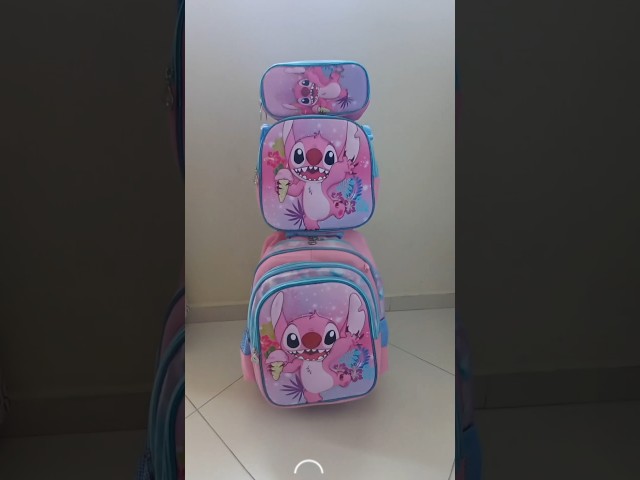 Vídeo relacionado con Joumma Disney Stitch Mochila Escolar, Azul, 30x38x12 cms