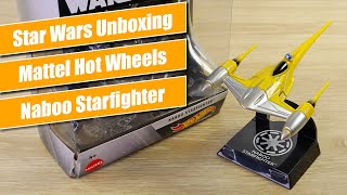 Hot Wheels Starships Select Naboo Starfighter - Star Wars Unboxing