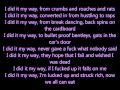 Nas- My Way (with lyrics)