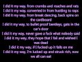 Nas- My Way (with lyrics)