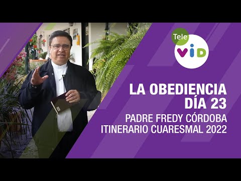 La obediencia, día 23 📅 Padre Fredy Córdoba - Tele VID