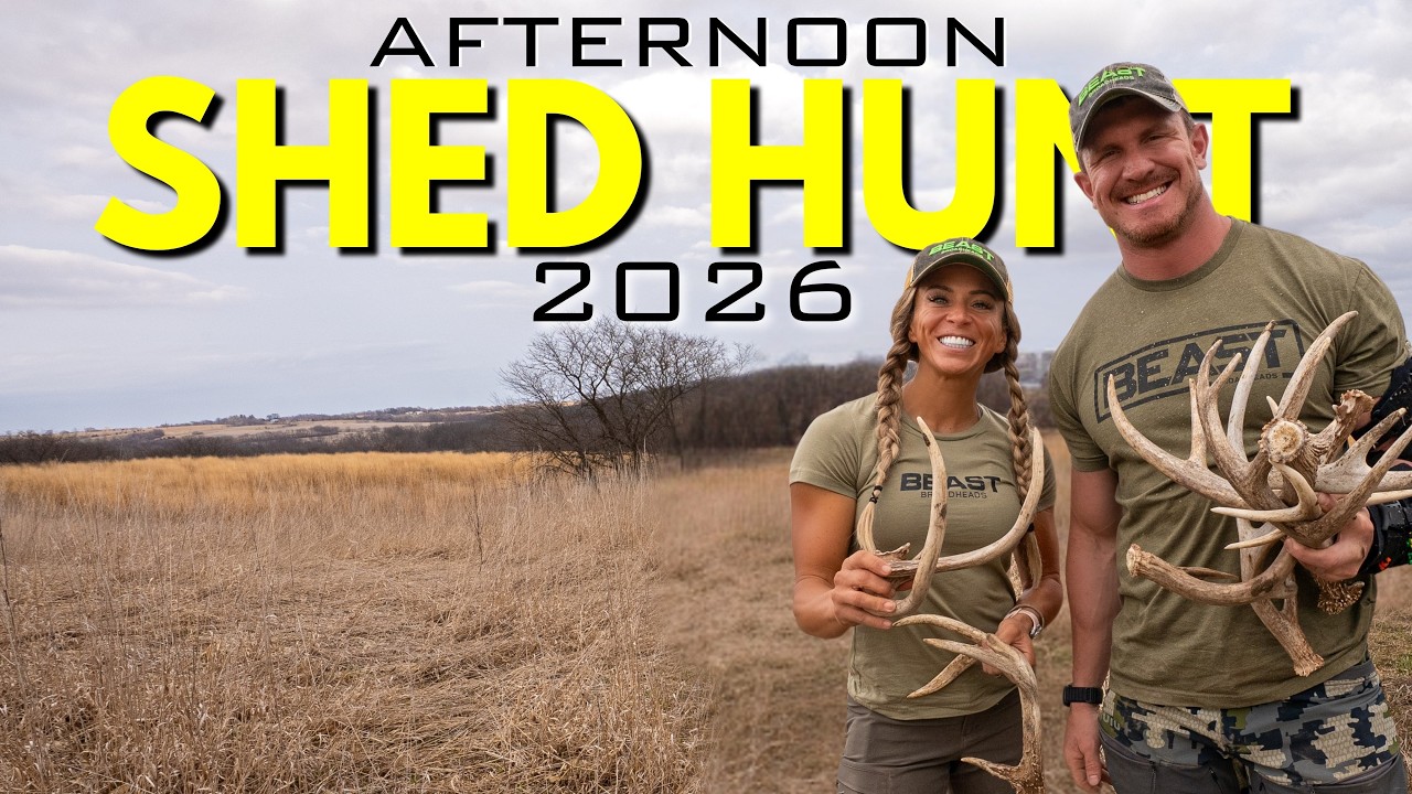 Shed Hunting on Bowmar's Farm 2026 | RARE Deer Shedding Footage! |