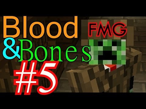 minecraft Blood and Bones #5 2 hour and 40 min video just for u guys