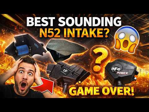 N52 Intake Sounds | aFe, Turner, Gruppe-M, Dinan