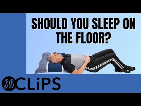 Back Pain? Should You Sleep On The Floor? On Memory Foam? (B&B Clips)