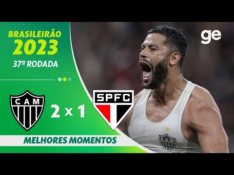Gols e lances de Atlético Mineiro x São Paulo