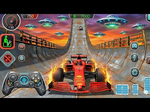Formula Car Mega Ramp Impossible Driver - Mega Ramp Car Stunt Master Simulator - Android Gameplay 🔥