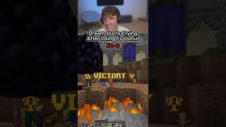 Dream Starts CRYING After Losing 50-0 😭🙏💀💀 #minecraft #gaming #donutsmp