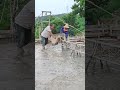 Efficient Concrete Transportation: Rail System in Slab Pouring
