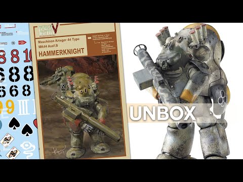 Mk44 Ausf.B Hammerknight - Robot Battle V Hasegawa UNBOXING