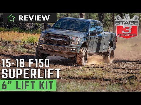 2015-2018 F150 4WD SuperLift 6" Suspension Lift Kit with Bilstein Shocks Review