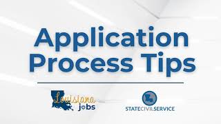 SCS Application Process Tips
