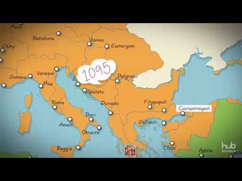 Carta animata - Le crociate (1096 -1270)