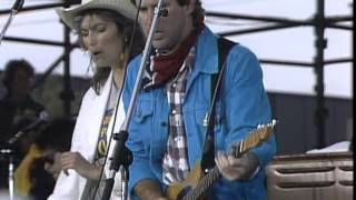 Southern Pacific and Emmylou Harris - Pink Cadillac (Live at Farm Aid 1985)