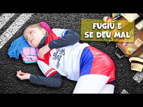 A MINI ARLEQUINA FUGIU DE CASA E TODOS ESQUECERAM DELA - ESPECIAL TURMA DA RAFA