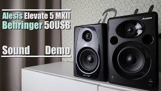Video thumbnail for Alesis Elevate 5 MKII vs Behringer Studio 50USB  ||  Sound Demo w/ Bass Test by DSAUDIO.review