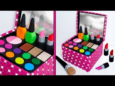 Play Doh MAKE UP Cosmetics Box Making DIY for Kids