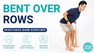 Resistance Band Exercise: Bent Over Rows