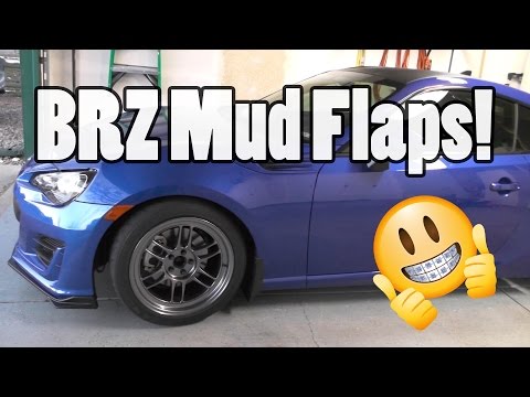 BRZ mud flaps install