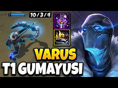 T1 Gumayusi Varus vs Caitlyn [ ADC ] Patch 14.1 Ranked Korea ✅