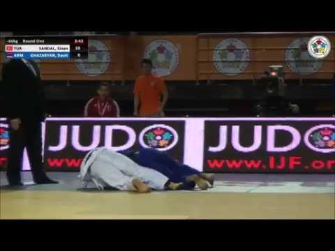Sinan SANDAL (TUR) Vs Davit GHAZARYAN (ARM) - Judo Grand Prix Samsun 2014 [-66kg]