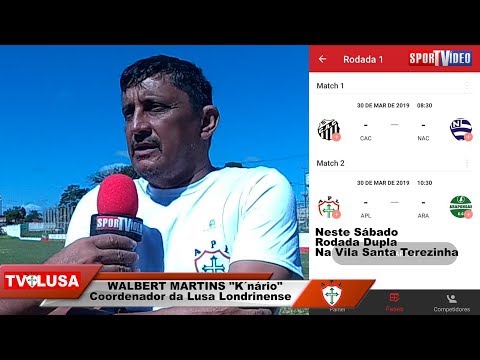 LUSA ESTRÉIA DA COPA SPORTVÍDEO SEM A ZAGA TITULAR.
