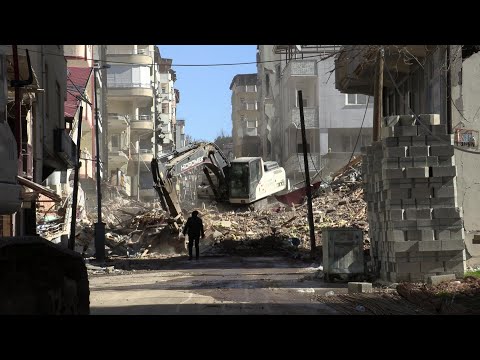 Turkey: images show the ruins and rubble in Pazarcik, near the epicentre of the earthquake | AFP