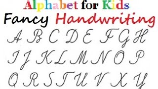 Handwriting Tutorial | Fancy Letters | Alphabet in colours for kids | DIY Crafts - Giulia's Art
