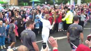 preview picture of video 'Olympic Torch - Northampton 2nd July 2012'
