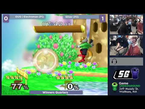 SG 25.11 SSBM - OUG | Electroman (Green Fox) vs. Silver (Default Fox) - Melee WQF