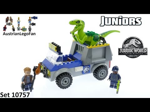Vidéo LEGO Juniors 10757 : Le camion de secours des raptors (Jurassic World)