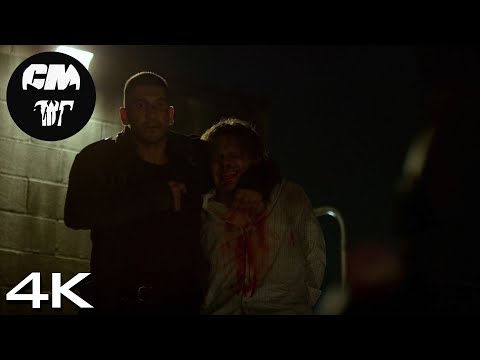 Daredevil & The Punisher - Rooftop Interrogation | Daredevil S2E3 (4K)