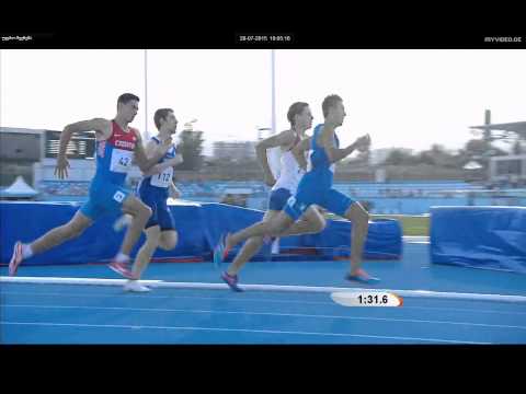 800m [M], KVALIFIKACIJE, Marino Bloudek, III. skupina - Europski olimpijski festival mladih 2015