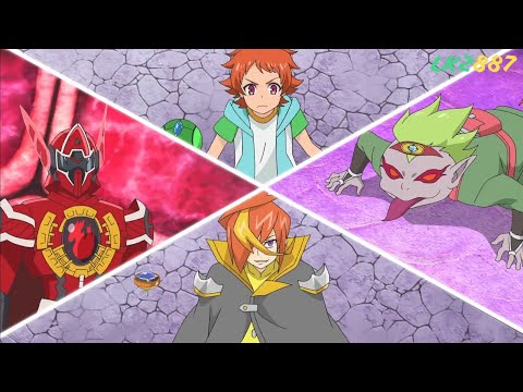 Buddyfight 100 amv Kazane & Shigamine vs Kemura & Capt. Answer